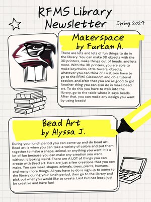 cover image of RFMS Library Newsletter